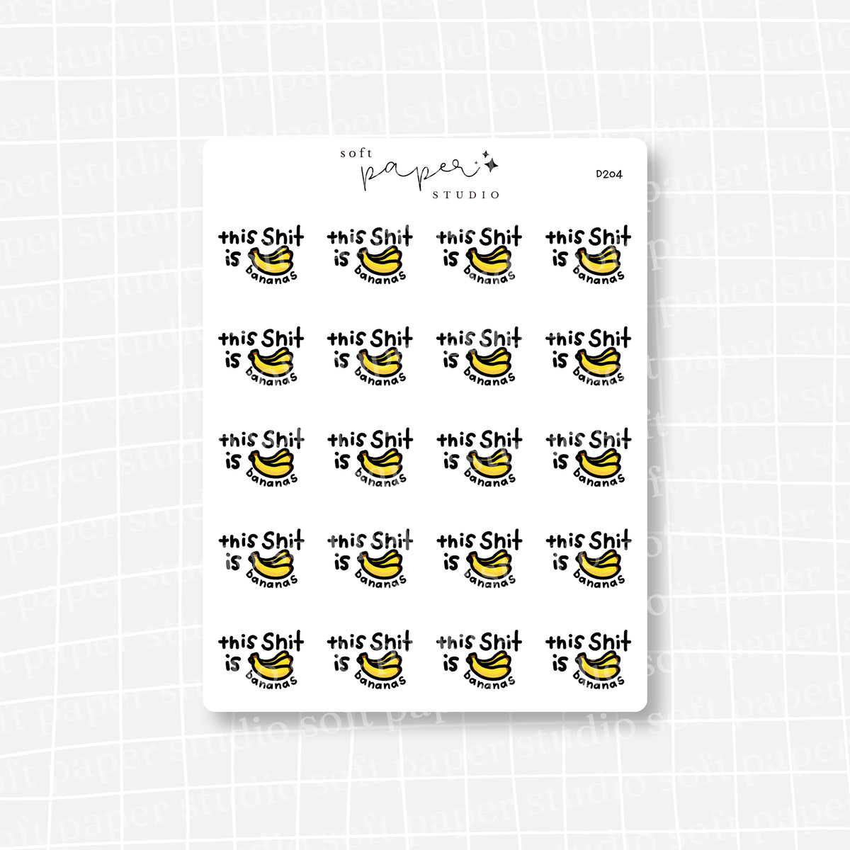 This Shit is Bananas Stickers