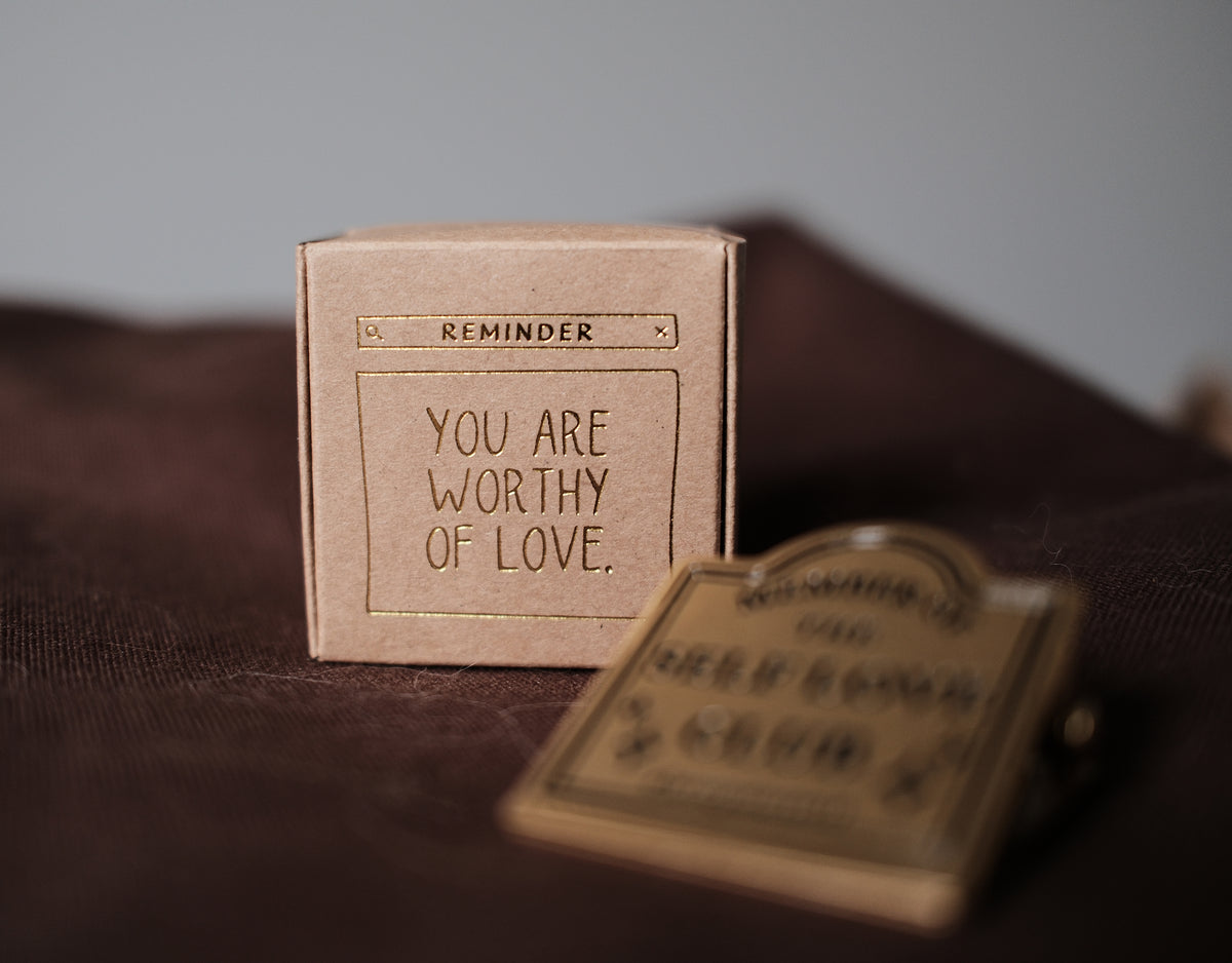Self Love Club Brass Clip