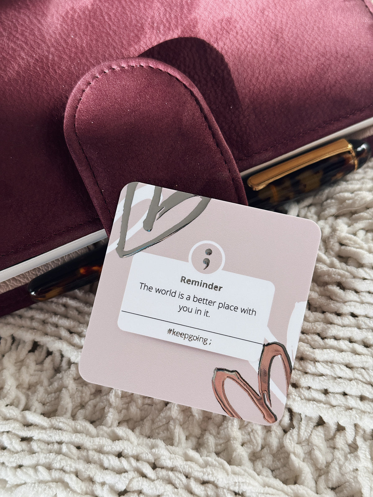 Reminder: Keep Going ; Journaling Card