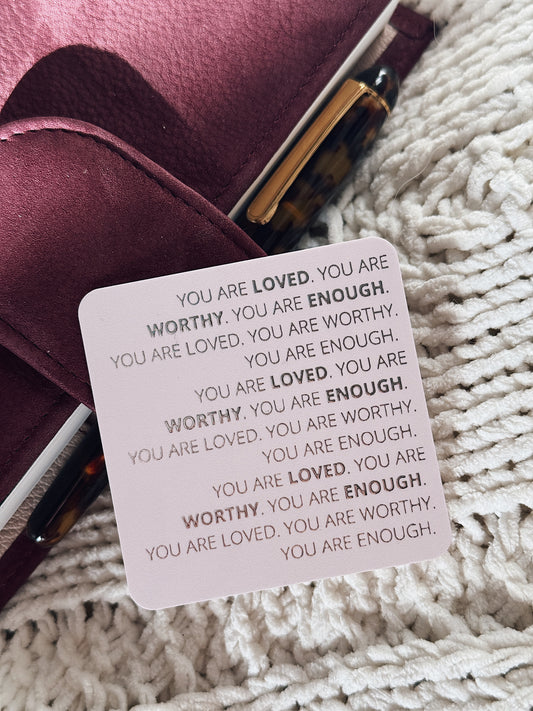 Reminder: Keep Going ; Journaling Card