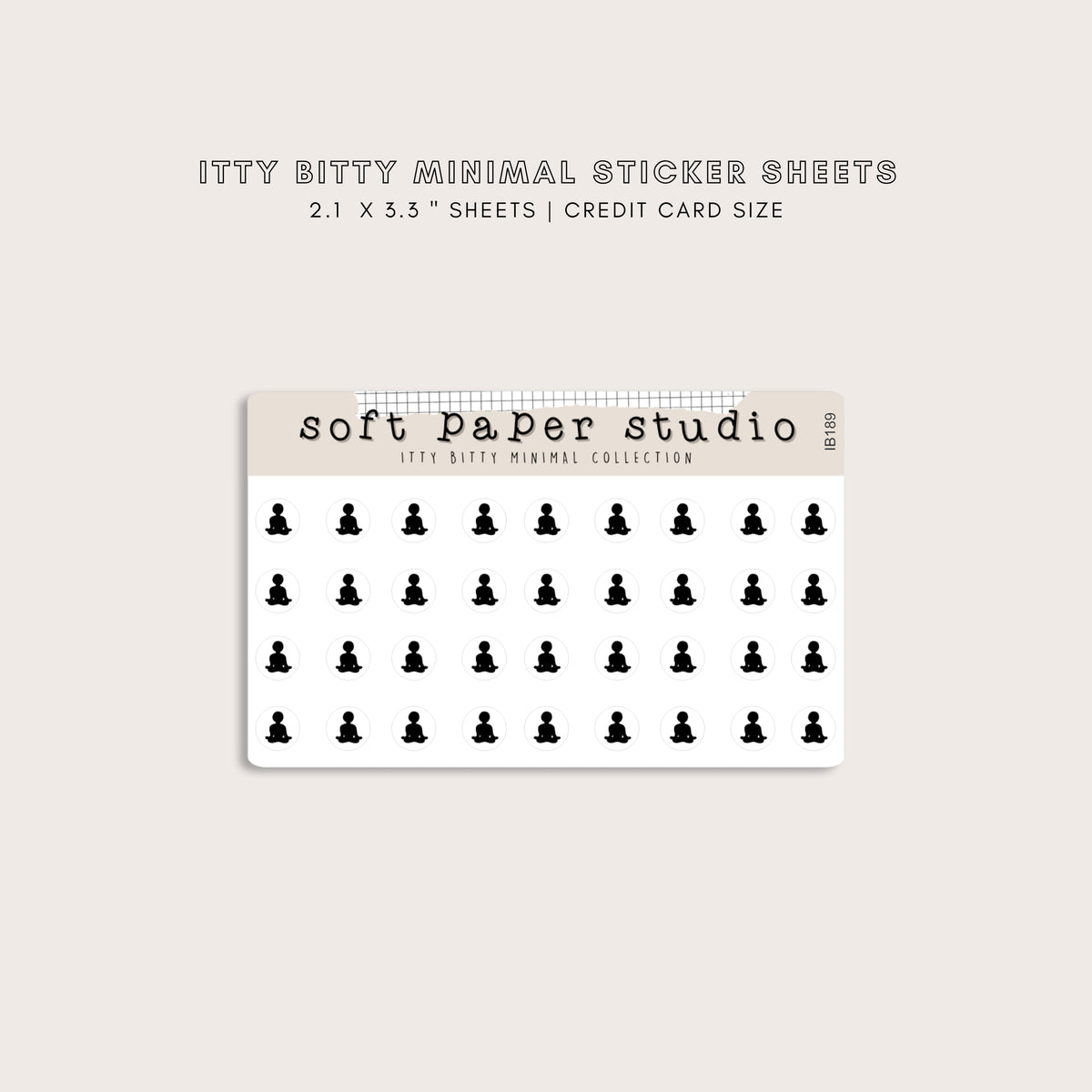 ITTY BITTY Yoga Stickers