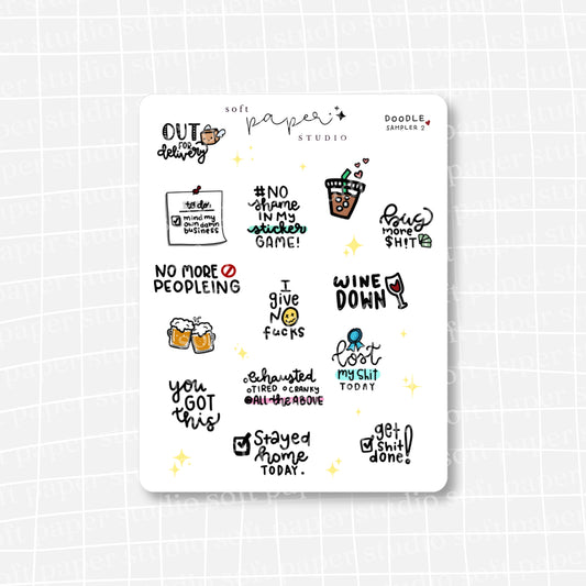 Doodle Favorites Sampler Stickers