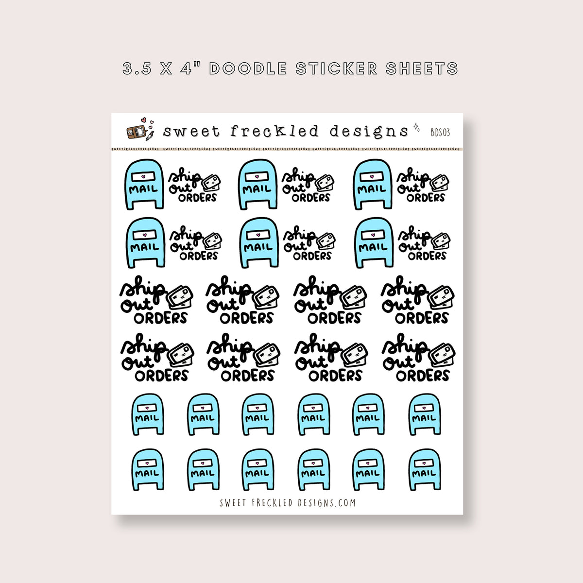 Mail Out Orders Stickers
