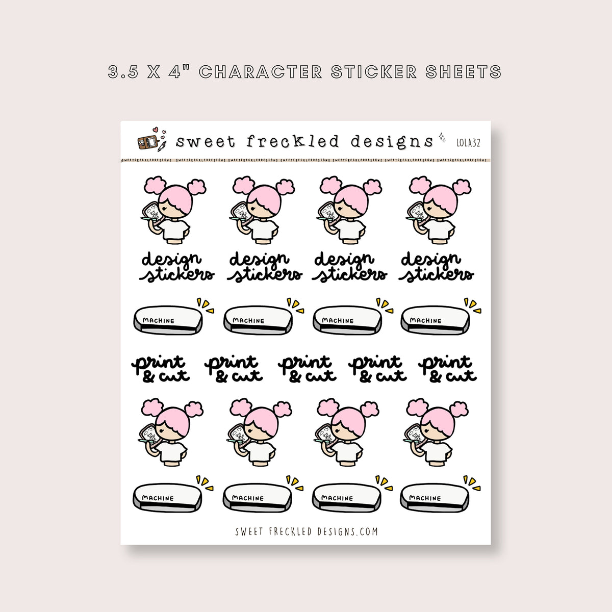 Lola Designs Stickers (Sticker Boss) Stickers