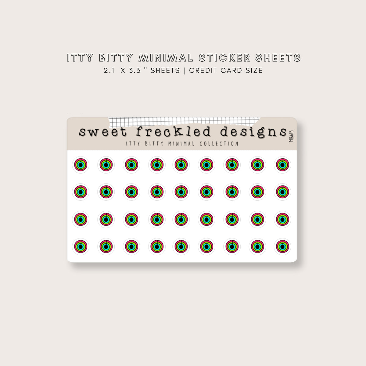 ITTY BITTY Apple Watch Rings Activity Workout Stickers