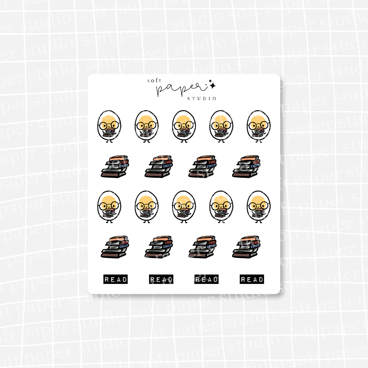 Benny the Egg Book Stack Reading Stickers