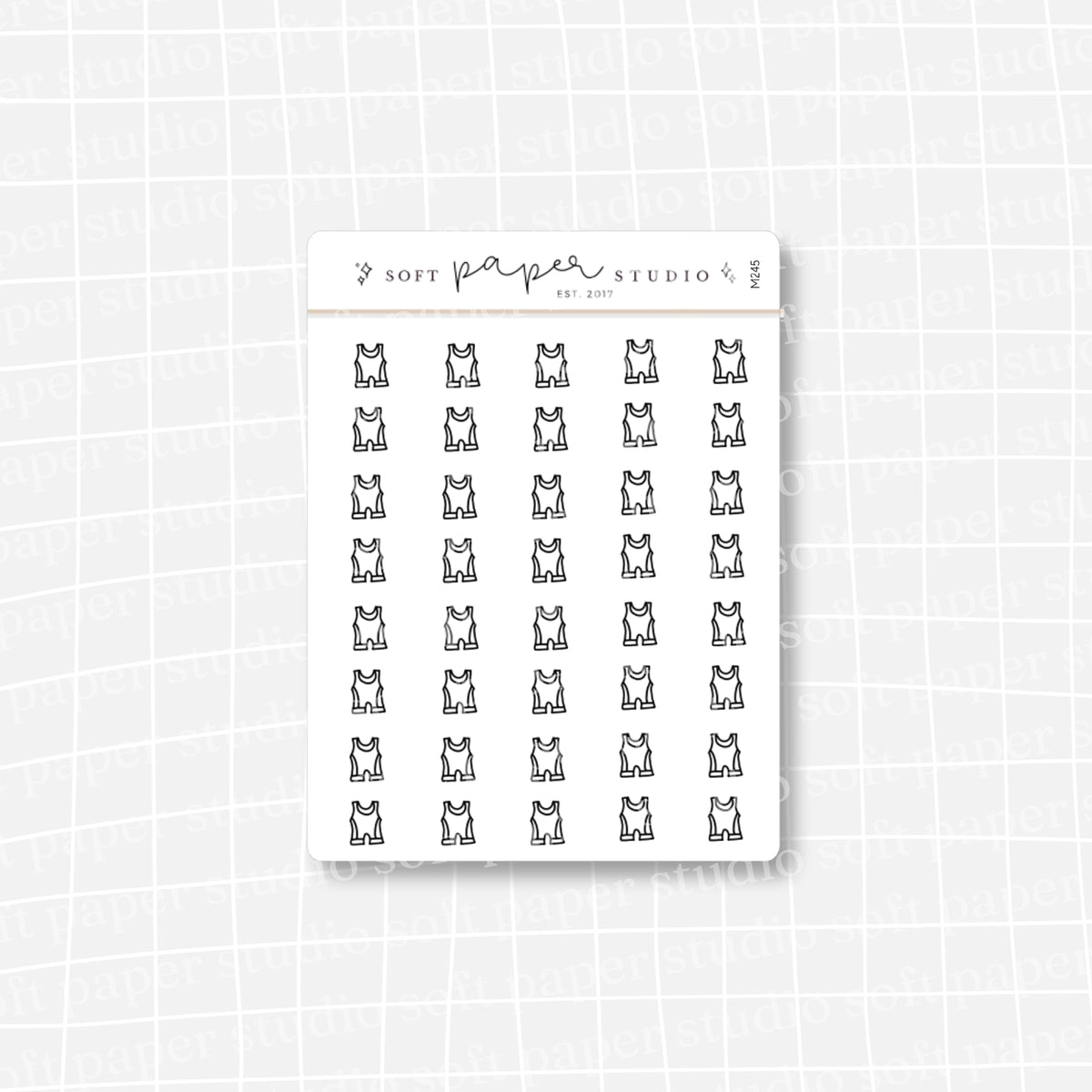 Minimalistic Mini Wrestling Stickers