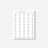 Minimalistic Mini Swimming Bathing Suit Swimsuit Stickers