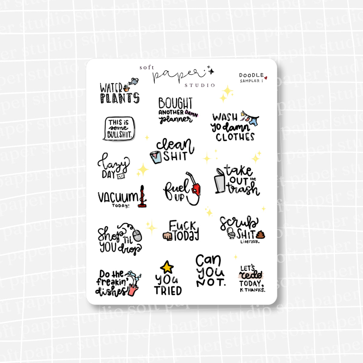 Doodle Favorites Sampler Stickers
