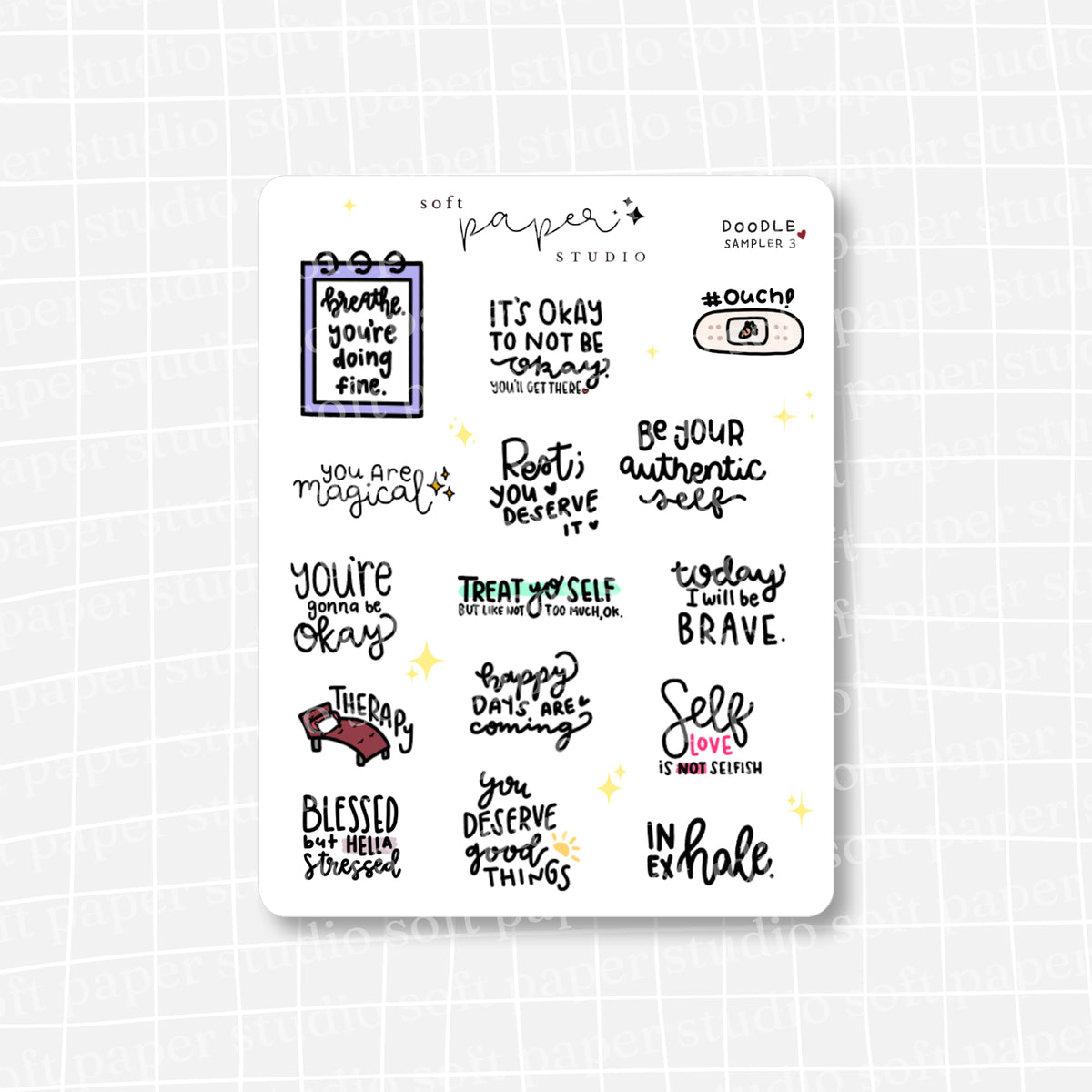 Doodle Favorites Sampler Stickers
