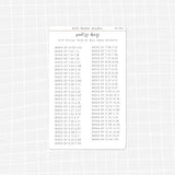 The Weekly Diary: 2026 Weekly "Week Of" Stickers - Sun or Mon start (4 Font Choices Available!)