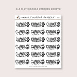 Change Car Oil Stickers