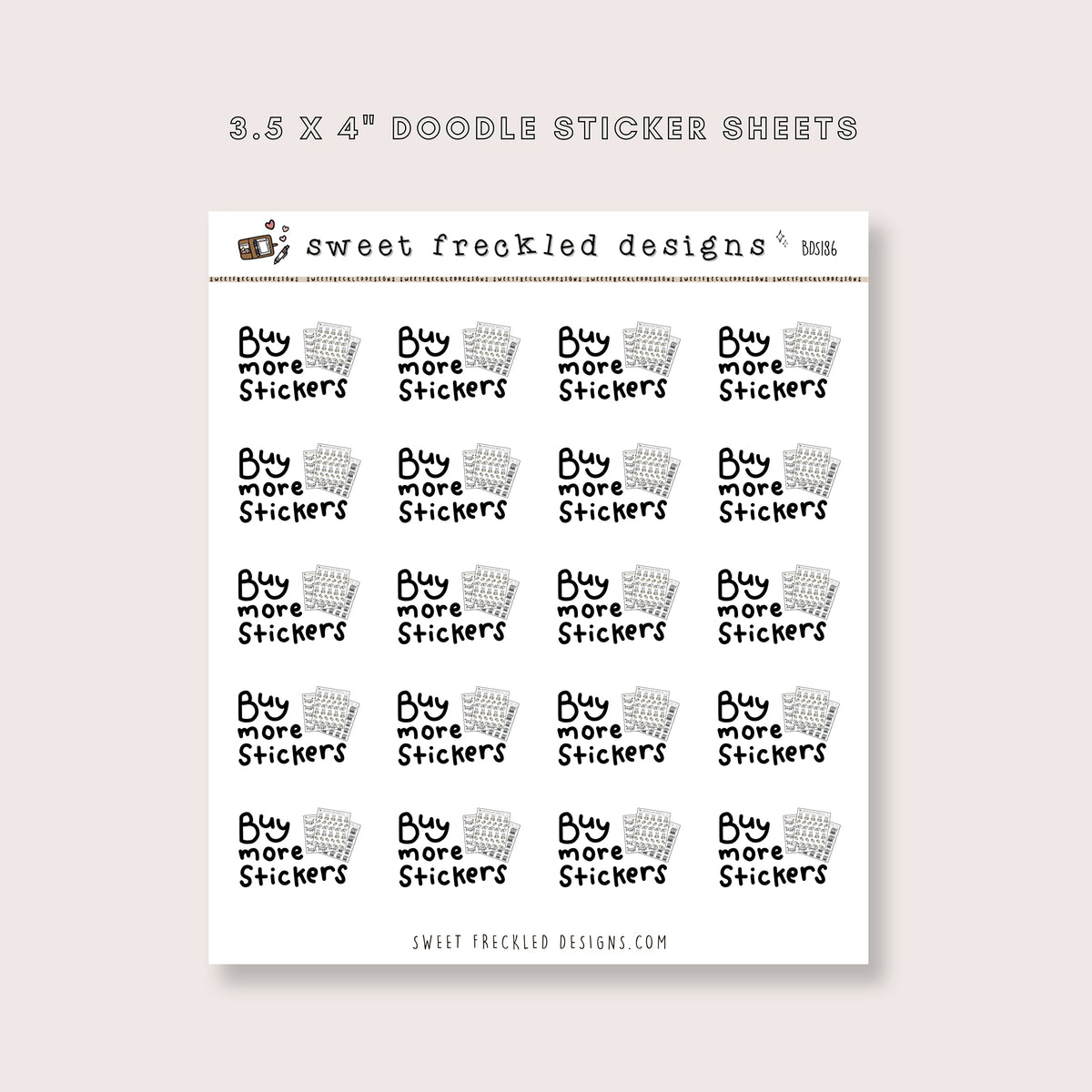 Latte the Bunny Buy More Stickers Sheet