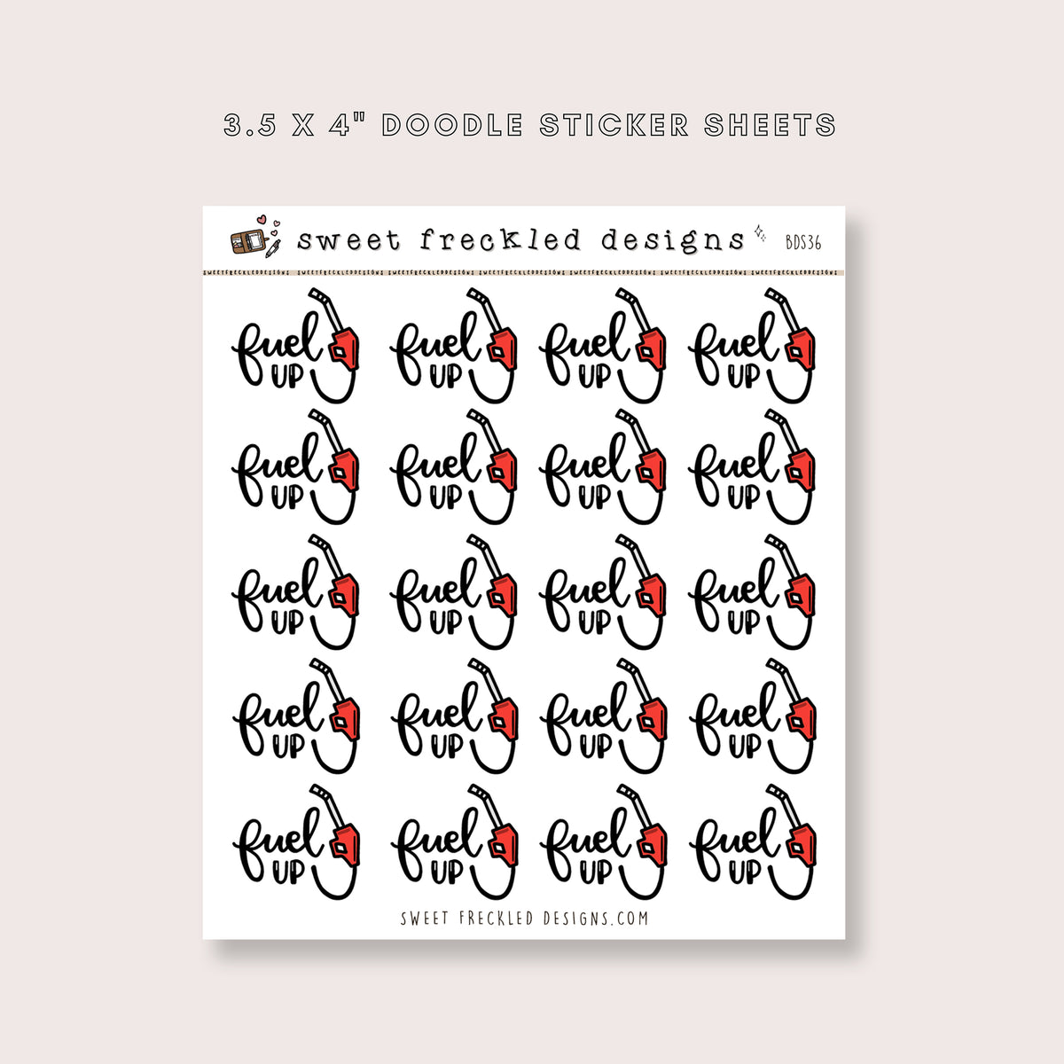 Fuel Up on Gas Stickers