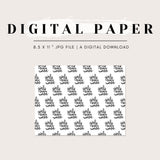 Digital Paper - Girls Run the World