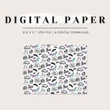 Digital Paper - Spooky Cute Things