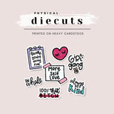 Diecut Set -  Positive Vibes