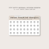 ITTY BITTY Alarm Clock Stickers