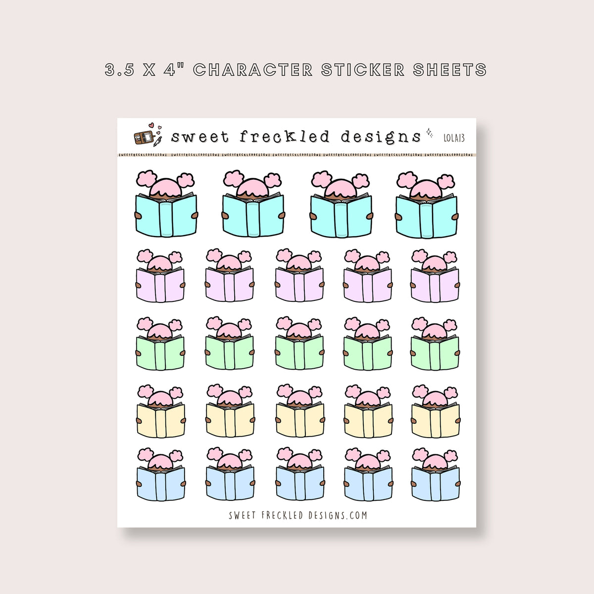 Lola Read/How to Adult Stickers (2 Versions Available)