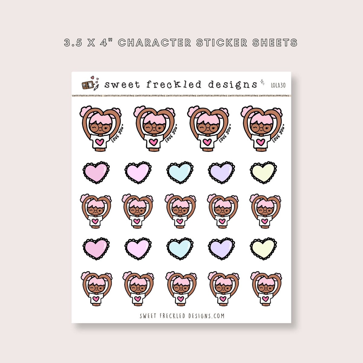 Lola Loves You Stickers