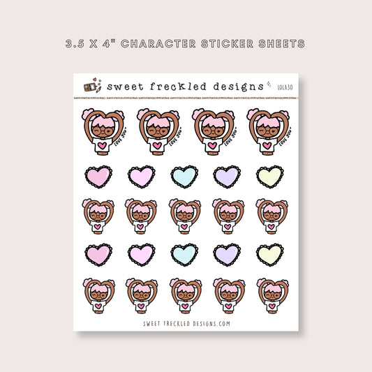 Lola Loves You Stickers