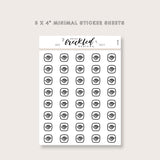 Minimalistic Mini Audible Reading Stickers
