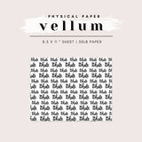 Vellum - Inhale, Exhale