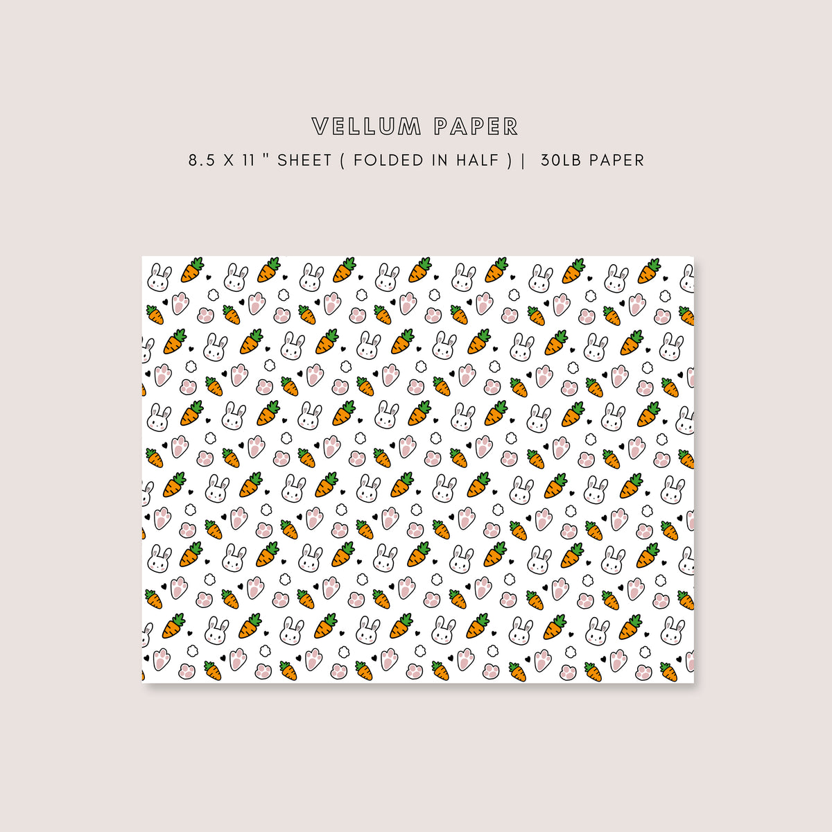 Vellum - Latte The White Bunny